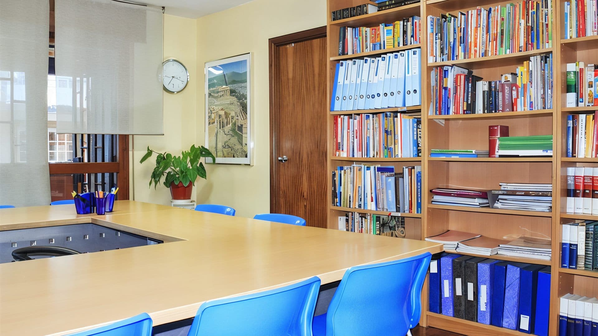 Aula de estudio de Academia R2 en Santiago de Compostela