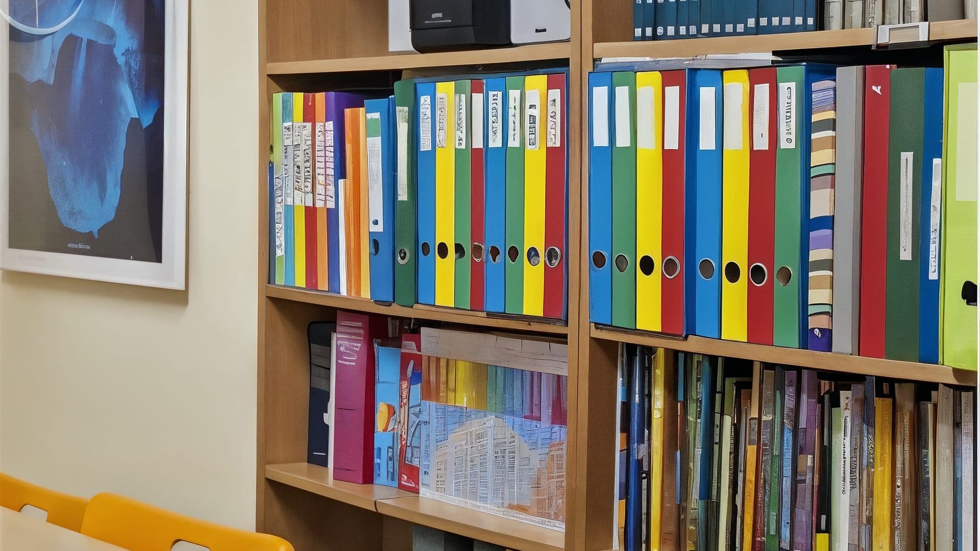 Biblioteca de Academia R2 en Santiago de Compostela